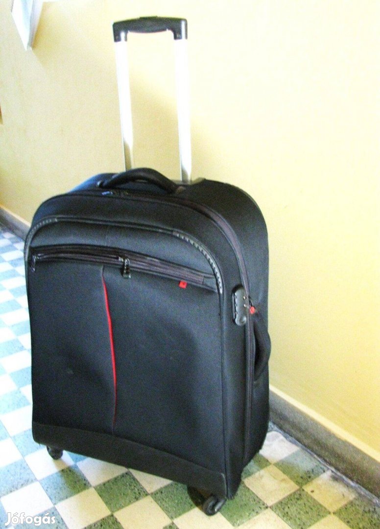 Gurulós bőrönd, 70x45x25-30, erős 4 görgő Expandable kiváló modern
