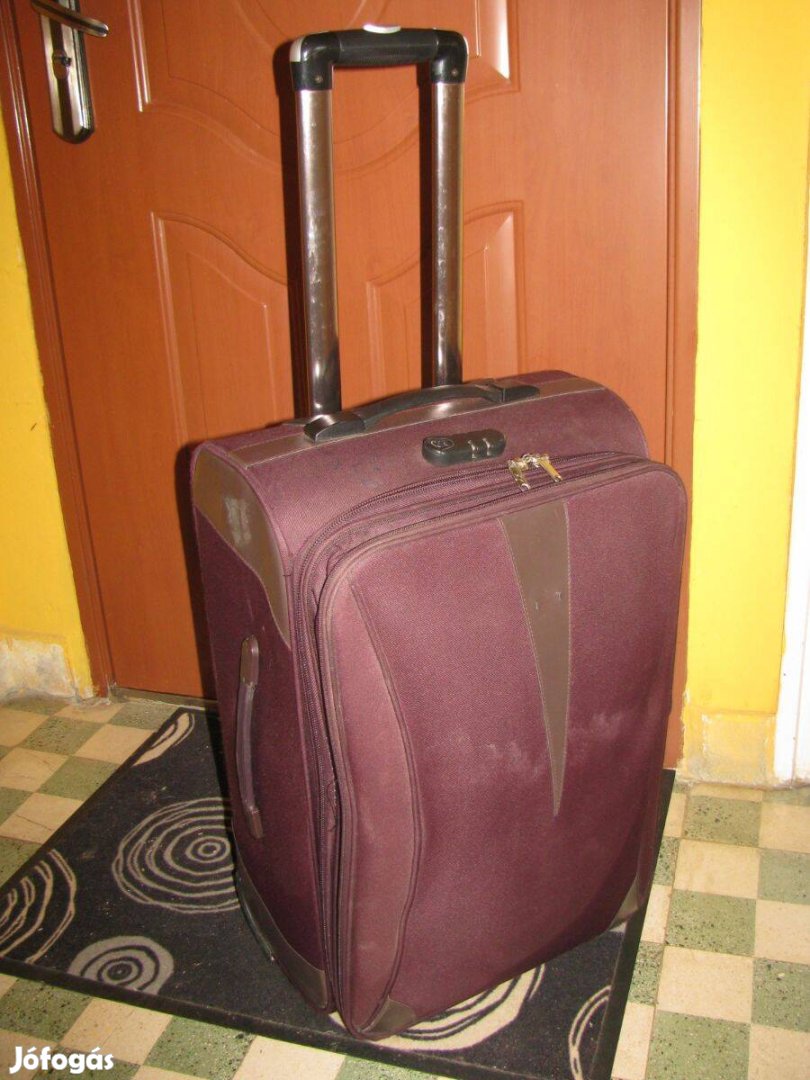 Gurulós bőrönd, Omega 60x40x24-28, masszív, /Kappa jellegű