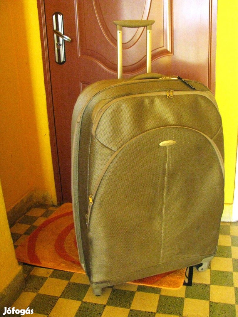 Gurulós bőrönd, XXL Samsonite 85x37x32, különleges nagy, arany