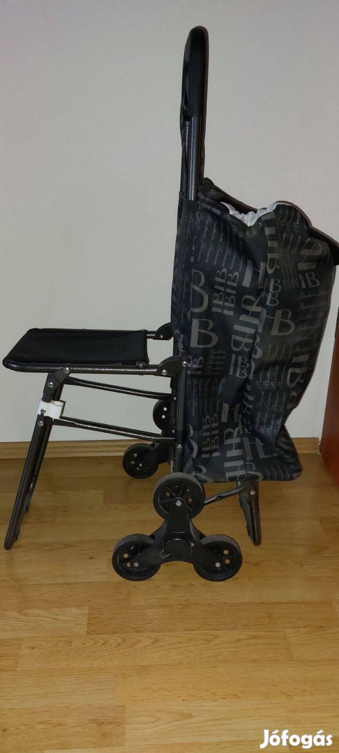 Gurulós,lépcsőzős,ülőkés bevásárlótáska 35L-s