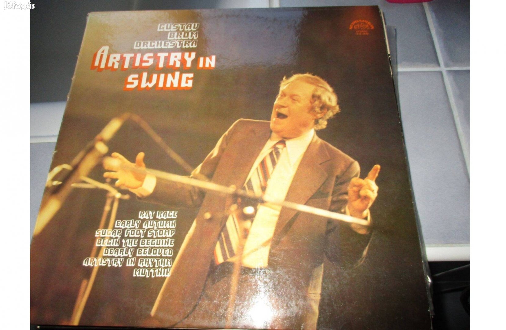 Gustav Brom orchestra Swing bakelit hanglemez eladó