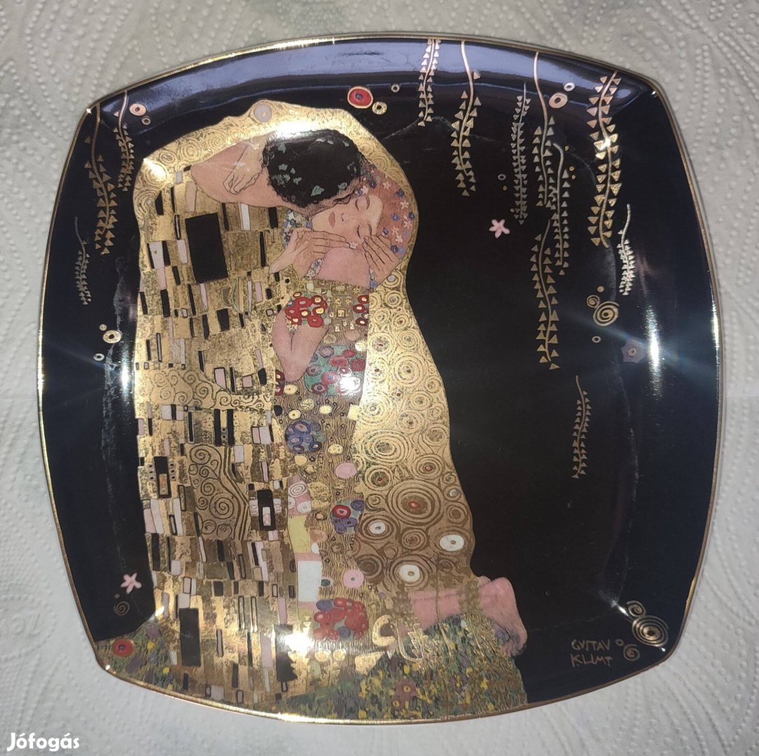 Gustav Klimt A csóktányér, Goebel porcelán