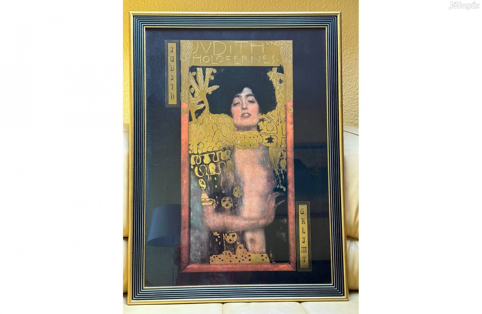 Gustav Klimt Judith I. fali kép keretben