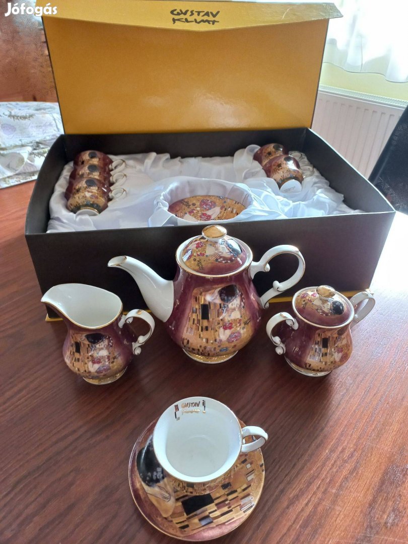Gustav Klimt: A csók teás/kávés készlet