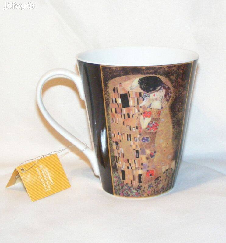Gustav Klimt porcelán bögre