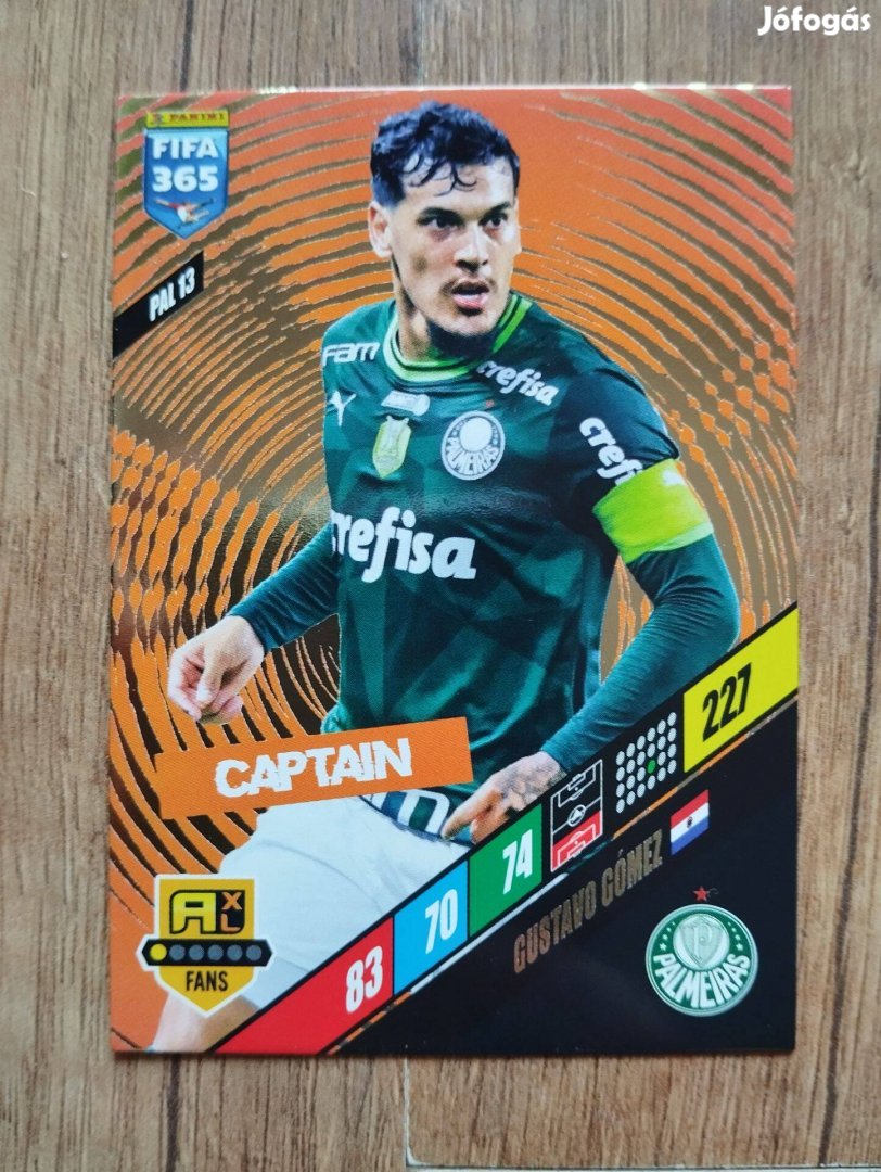 Gustavo Gomez (Palmeiras) FIFA 365 2024 FANS Captain focis kártya