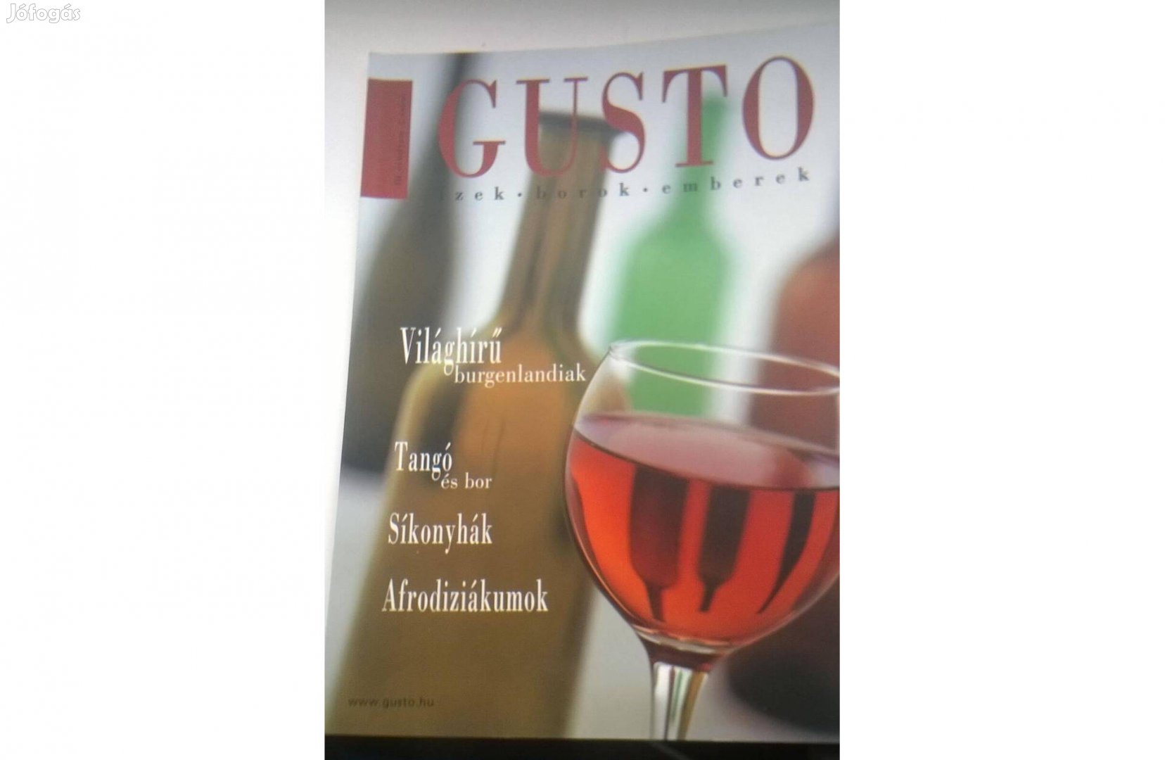 Gusto magazinok -Ízek , borok , emberek , 2003.2.szám