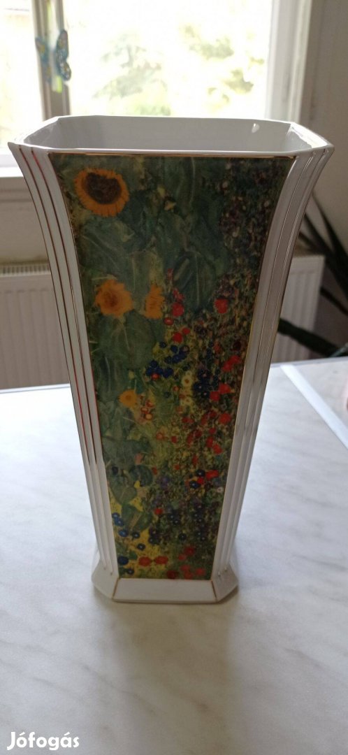 Gusztáv Klimt festett váza eladó