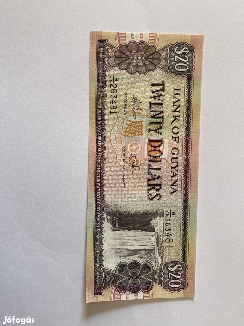 Guyana 20 dollár 