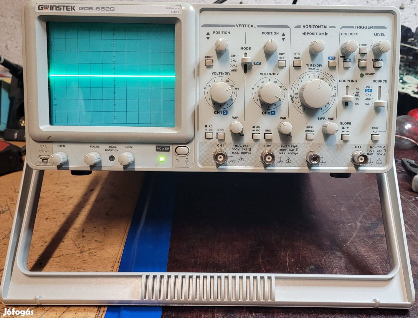 Gw Instek GOS-652G Oszcilloszkóp 50MHz