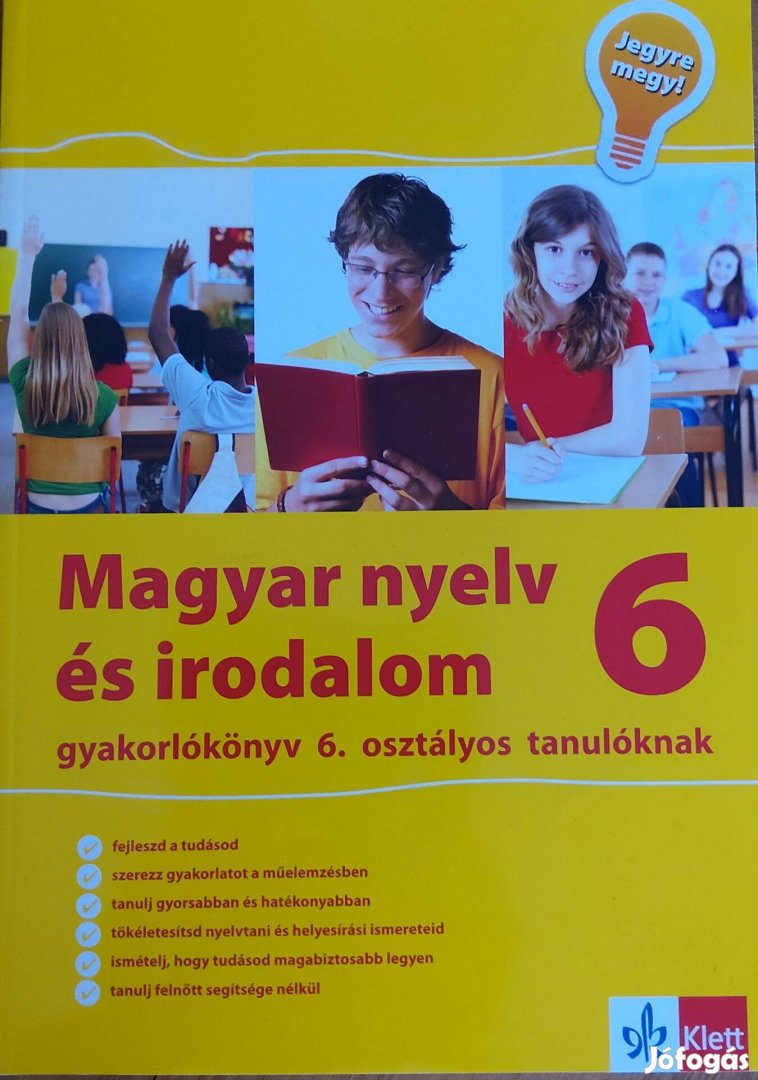 Gyakorlókönyv magyar nyelv & irodalom 6. osztály