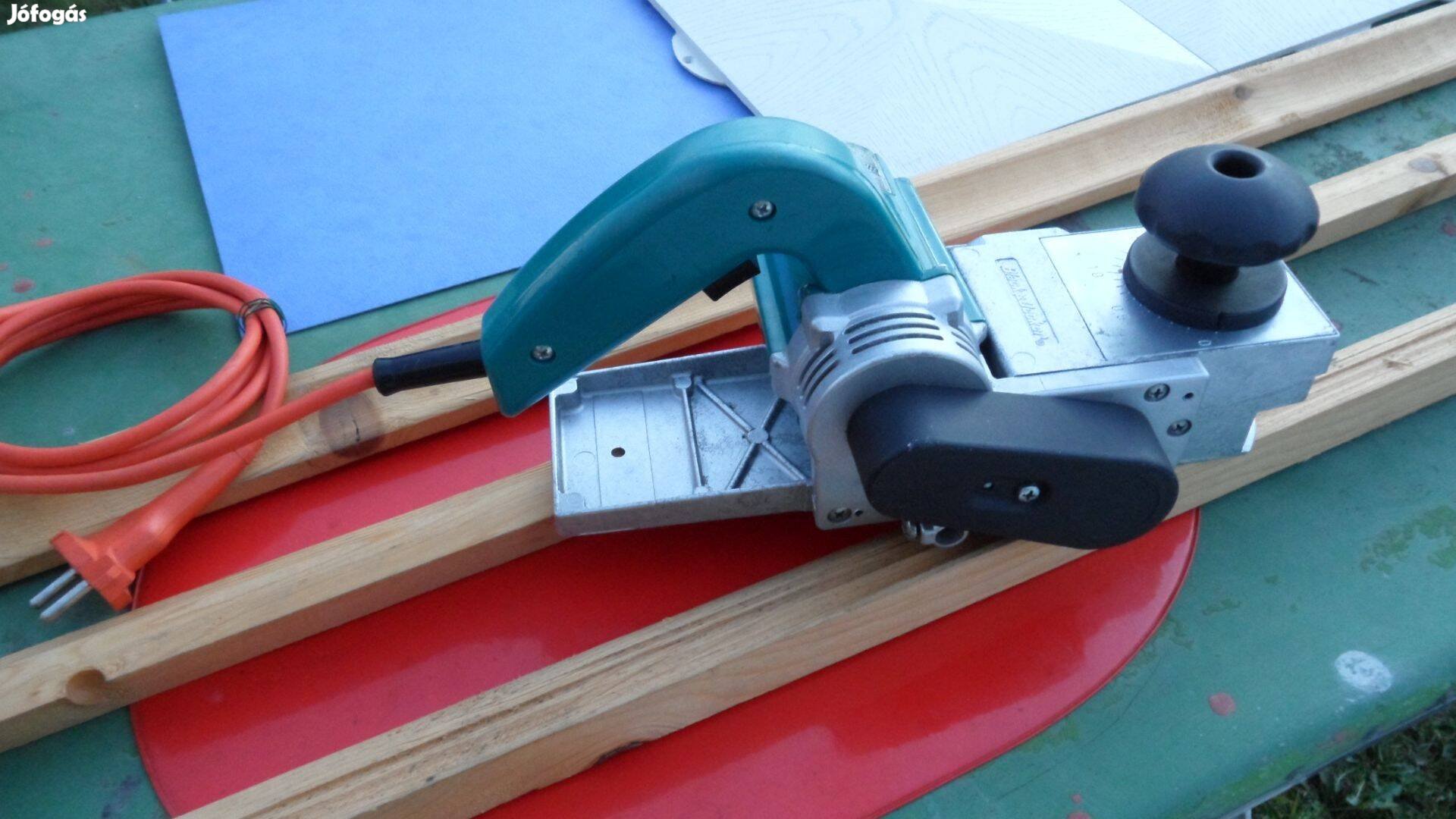 Gyalugép sík kézi falc gyalu Black&Decker minőségi fémházas, Bosch lap