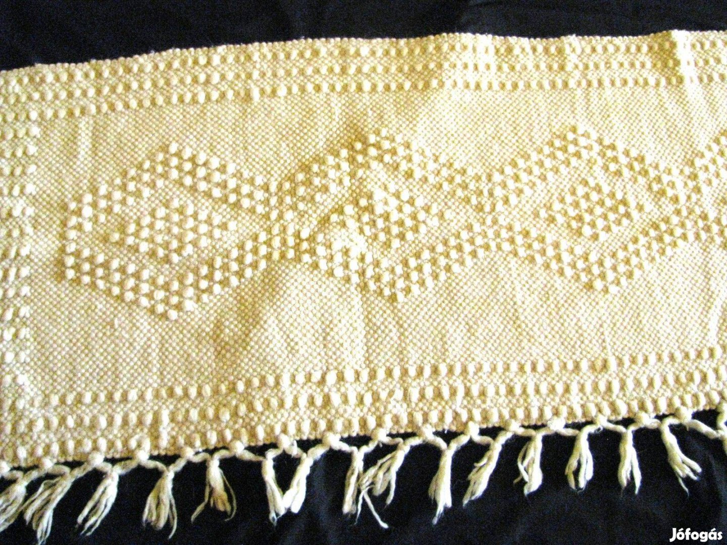 Gyapjú falvédő, puha 220x64, modern minta, falra vagy padlóra új
