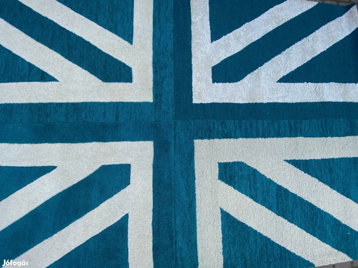 Gyapjú szőnyeg Eladó újszerű állapotban, angol zászló mintával