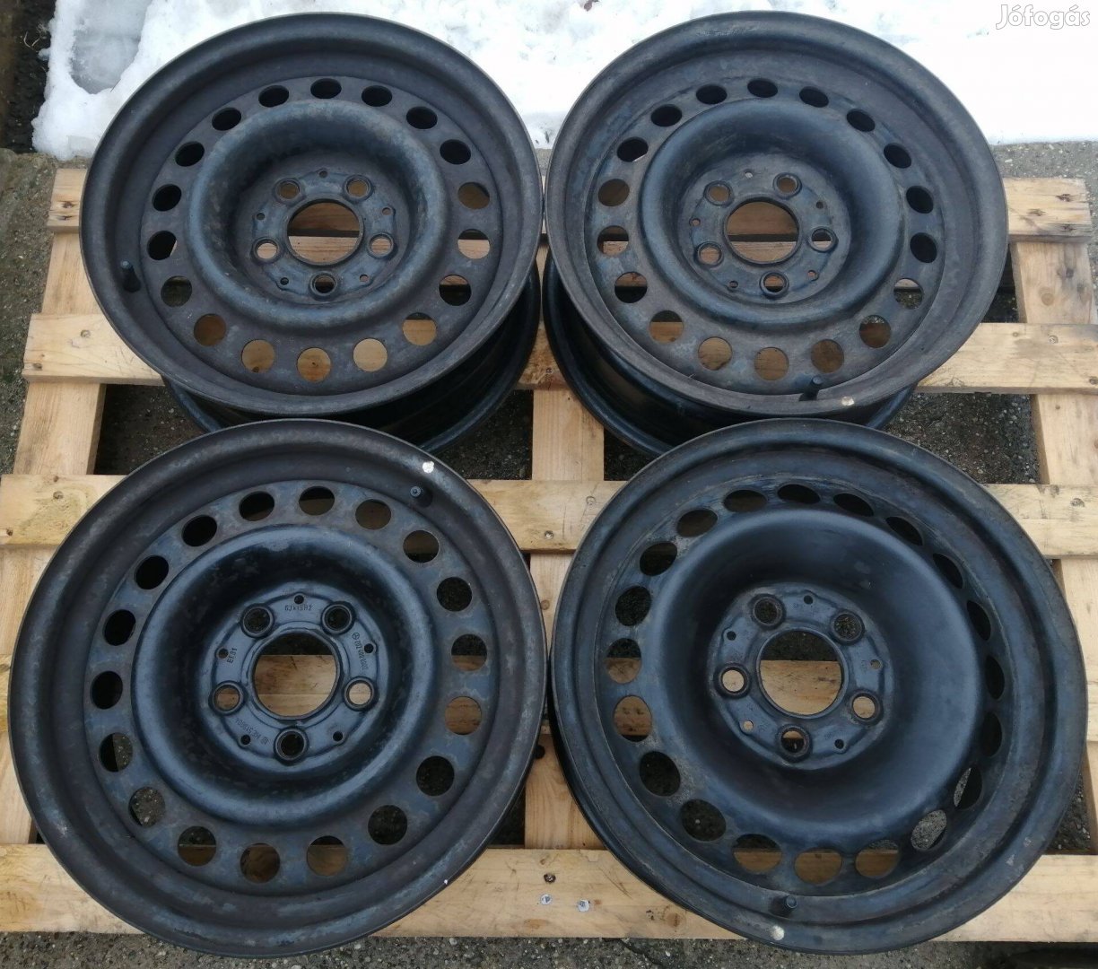 Gyári 5x112 R15 Mercedes 15 " colos felni acélfelni olcsón!