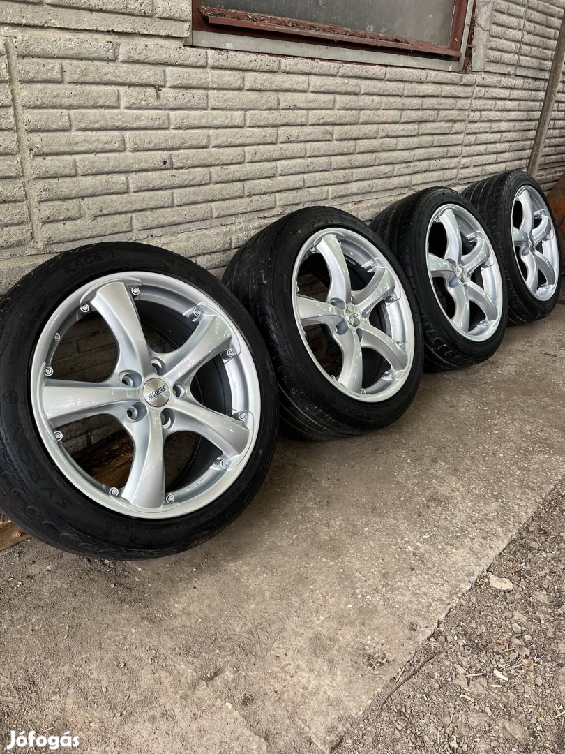 Gyári Alutec 5x100 17col alufelniszett