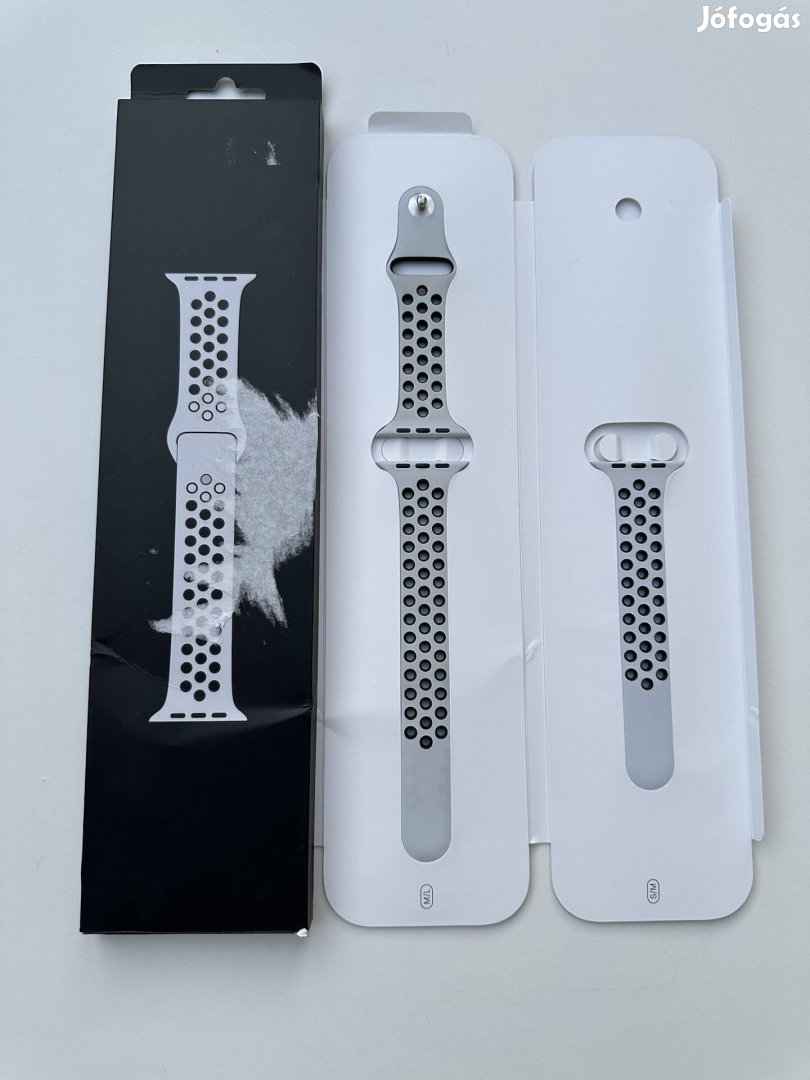 Gyári Apple watch nike szilikon sportszíj 42mm 44mm 45mm 49mm 