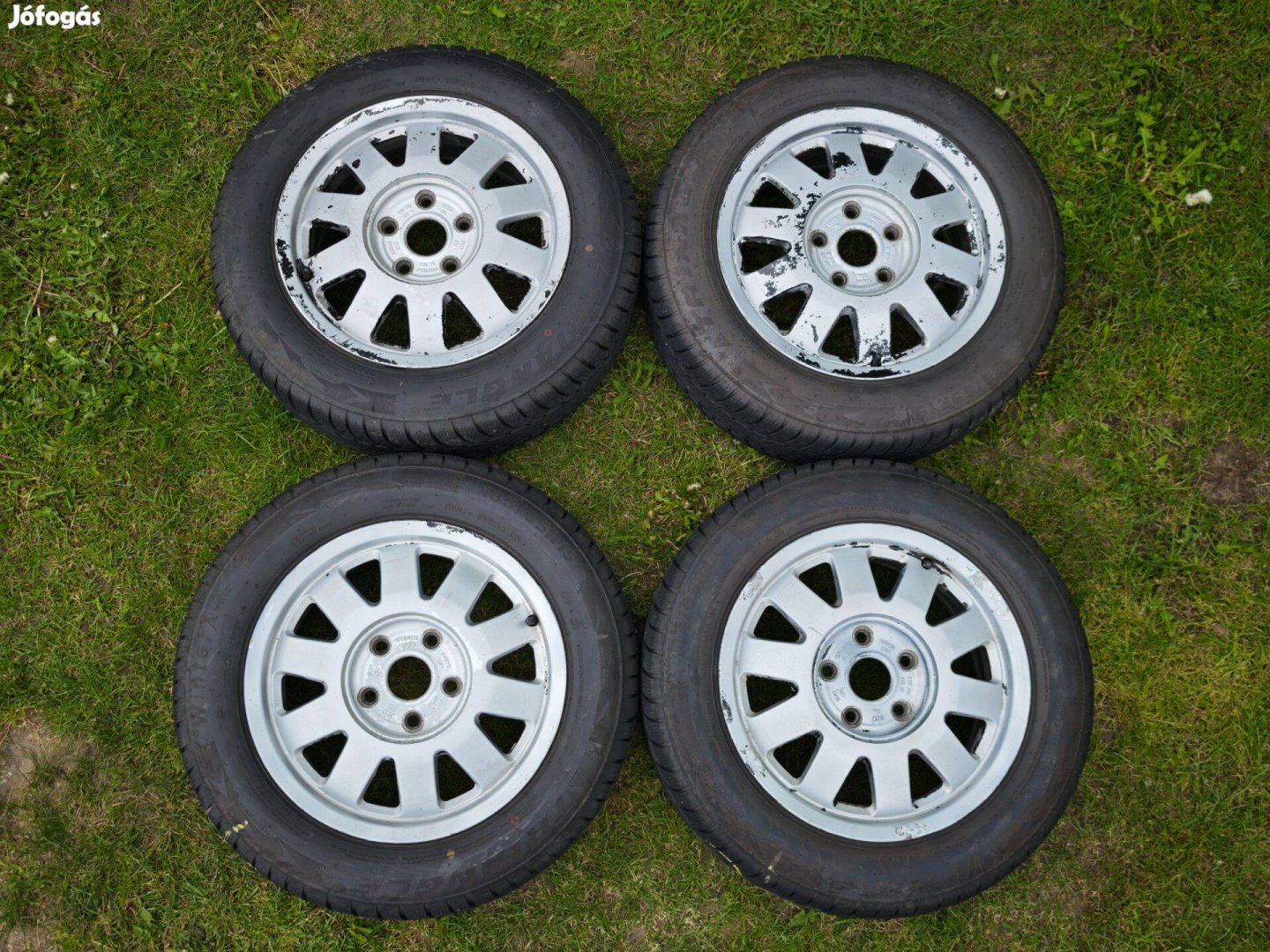 Gyári Audi 15" 5x112 felni + Triangle Winterx TW401 téli gumi