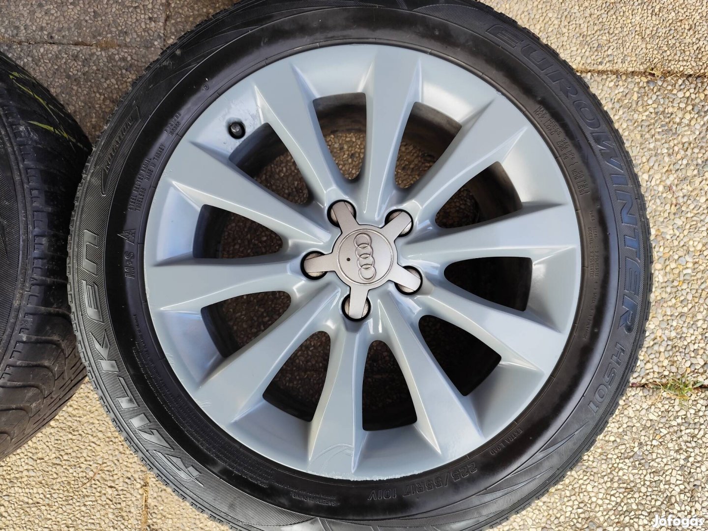 Gyári Audi 17 -es alufelni garnitúra 5*112