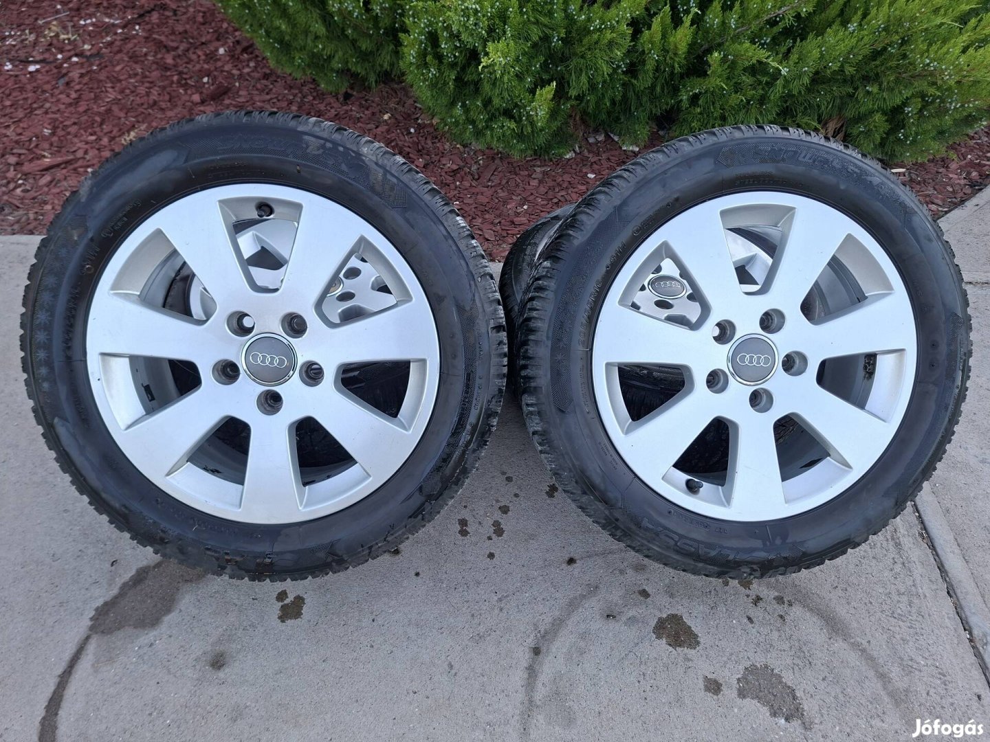 Gyári Audi 5*112 R16 alufelni 205/55 R16 Négyévszakos gumi 