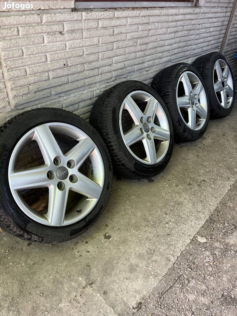Gyári Audi 5x112 17col alufelniszett