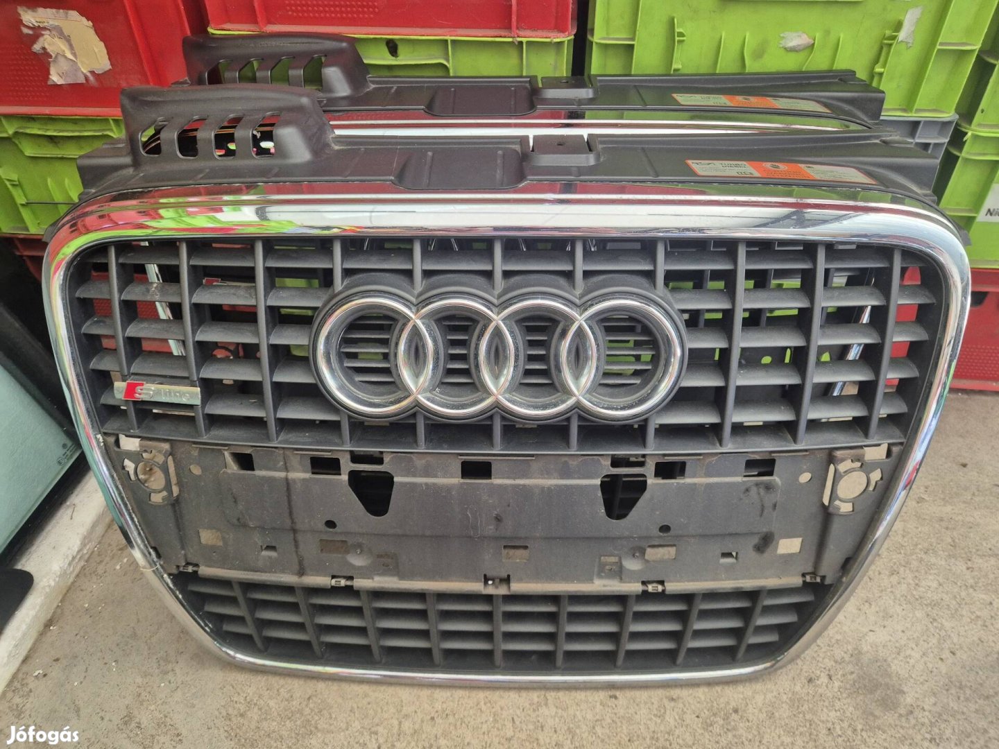 Gyári Audi A4 b7 S-line hűtőrács,hűtőmaszk!