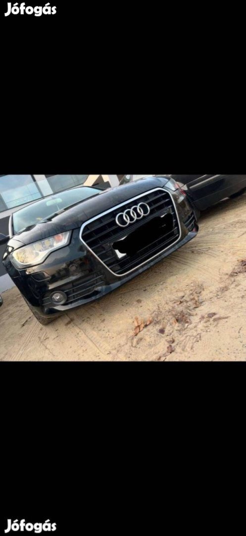 Gyári Audi A6 lökhárító első 4G C7