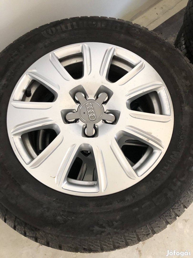 Gyári Audi alufelni felni 5x112 16" 215/65r16 teligumikkal