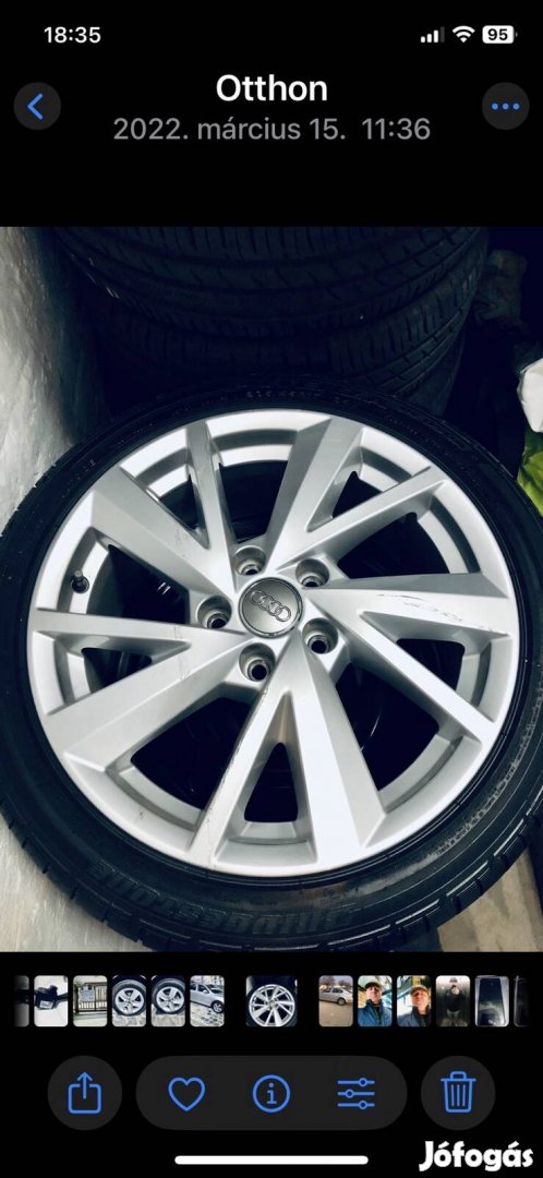 Gyári Audi pótkerék