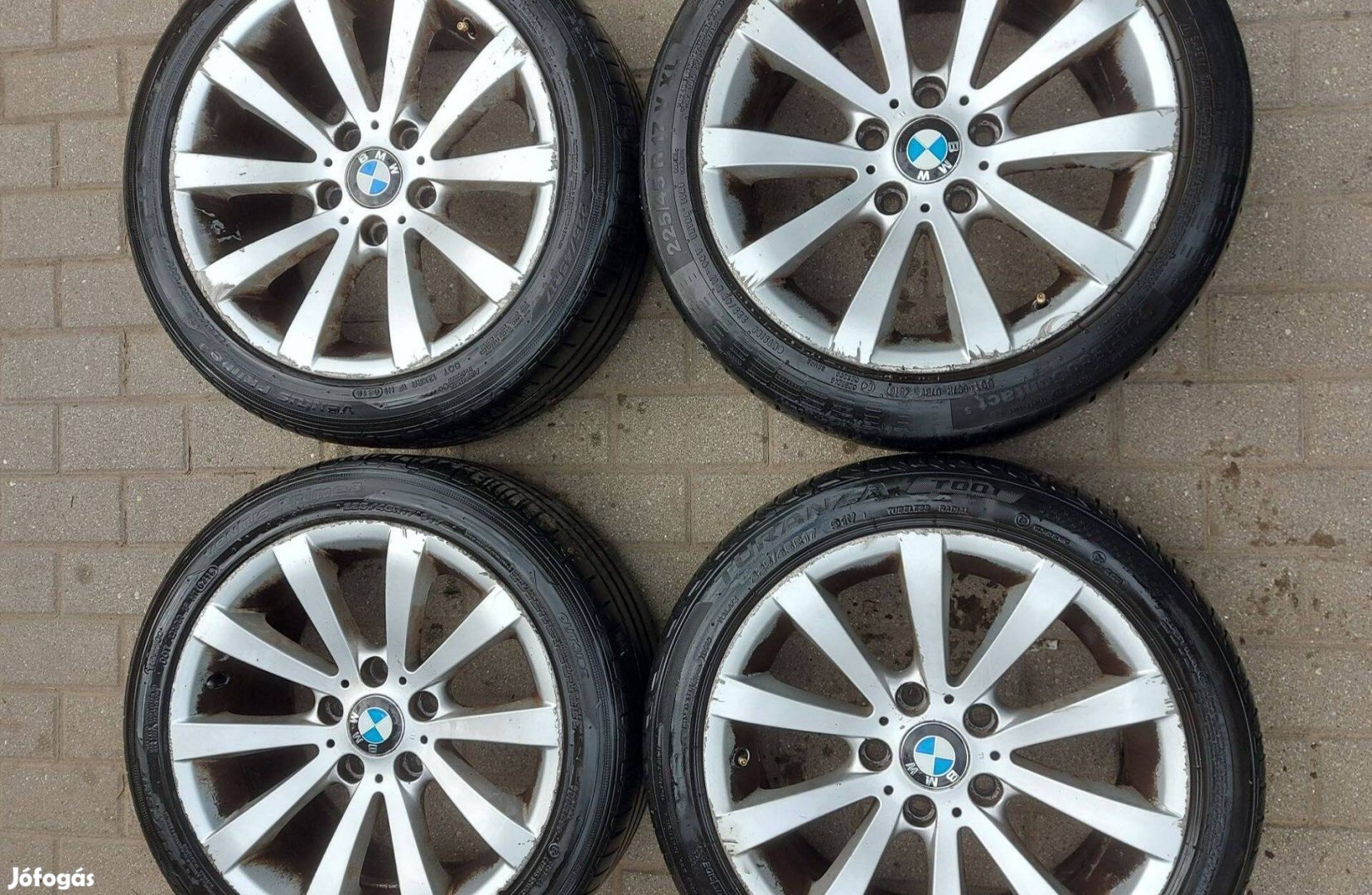 Gyári BMW 17" alufelni garnitúra V-Spoke 285