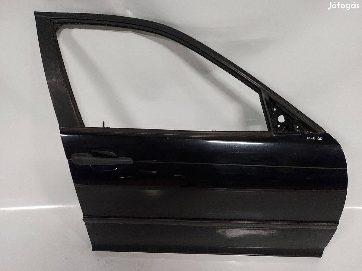 Gyári BMW 3 e46 jobb első ajtó black sapphire metallic