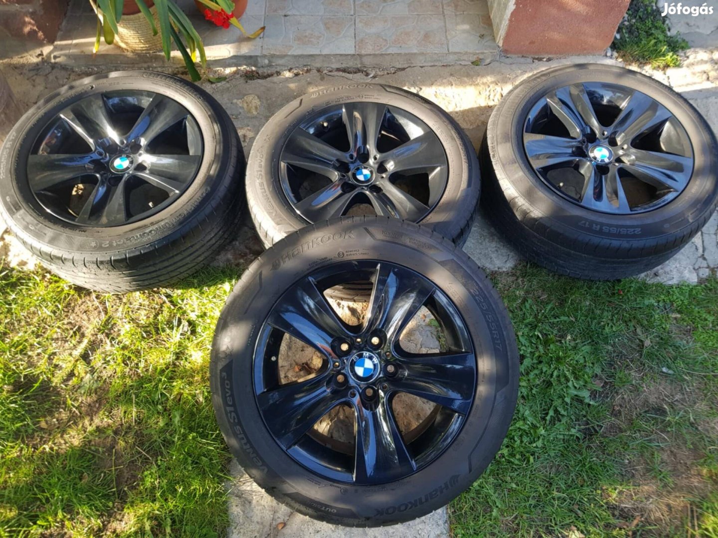 Gyári BMW 4 db alufelni 5x120, 17 colos nyári gumi