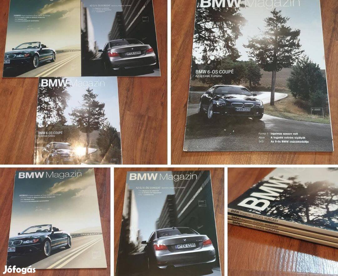 Gyári BMW Magazin 2003 / 1. 2. 4. SZÁM Magyar Nyelv