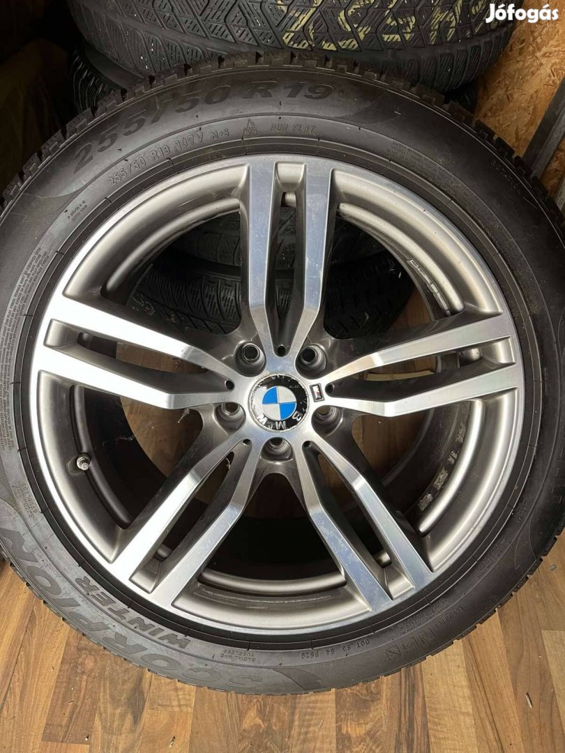 Gyári BMW X6 alufelnik príma téli 255/50 R19 gumikkal