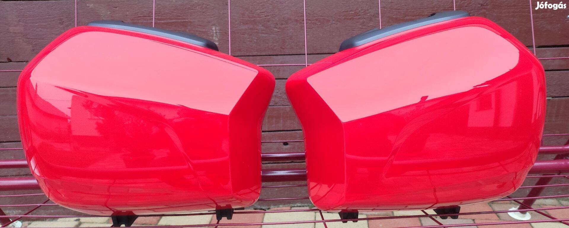 Gyári BMW oldaldobozok racing red színben eladó