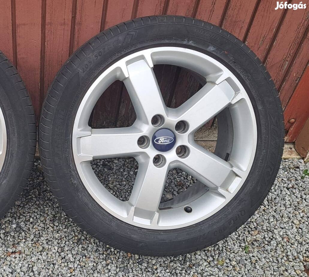 Gyári Ford 17 zoll alufelni nyári gumikkal eladó 