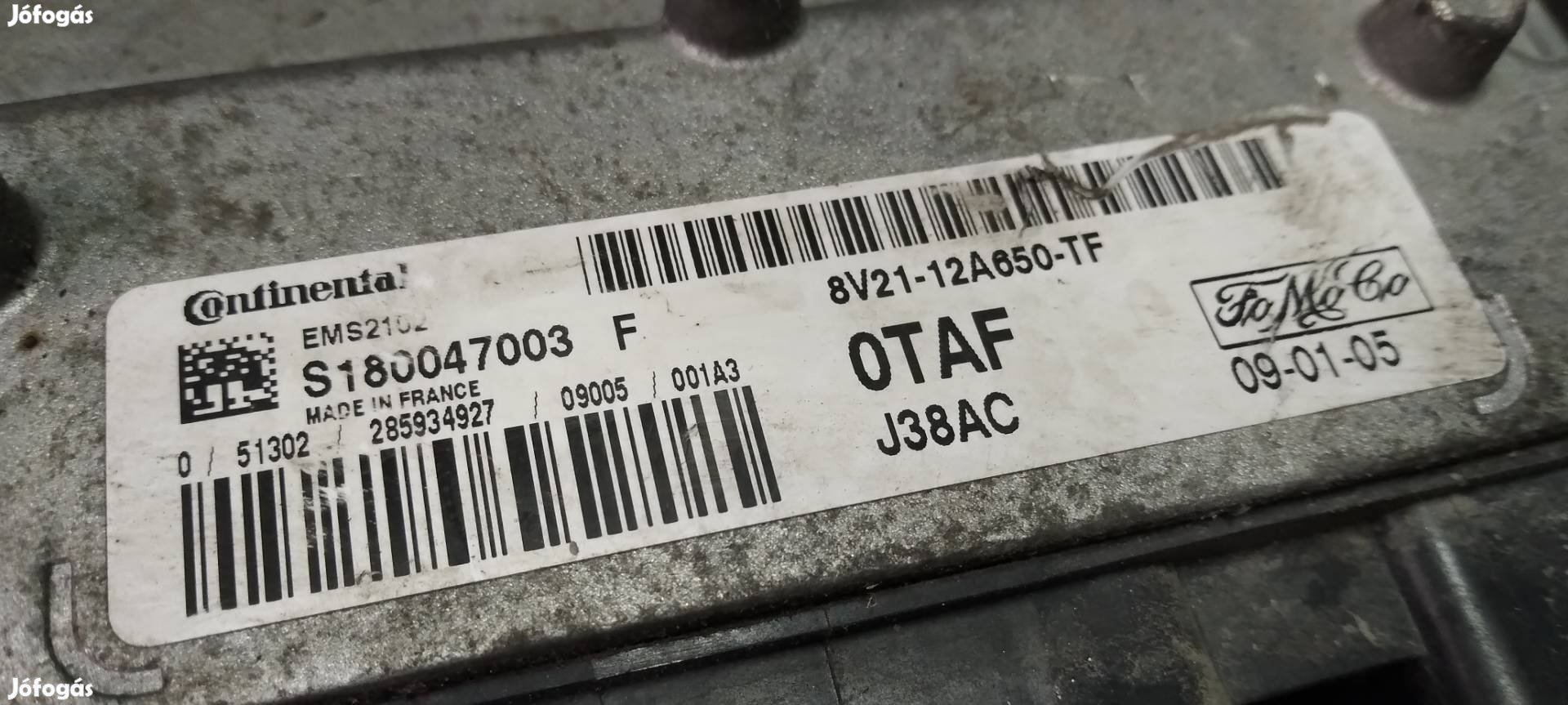 Gyári Ford Fiesta mk7 motorvezérlő elektronika 1.4i