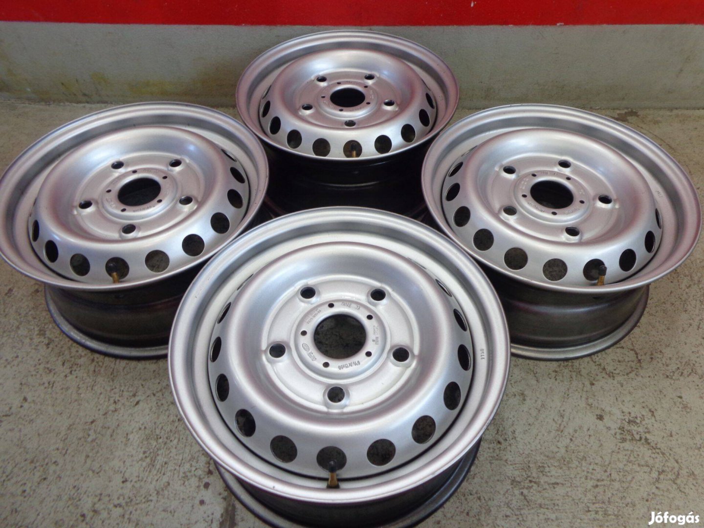 Gyári Ford Transit Custom lemezfelnik 15"