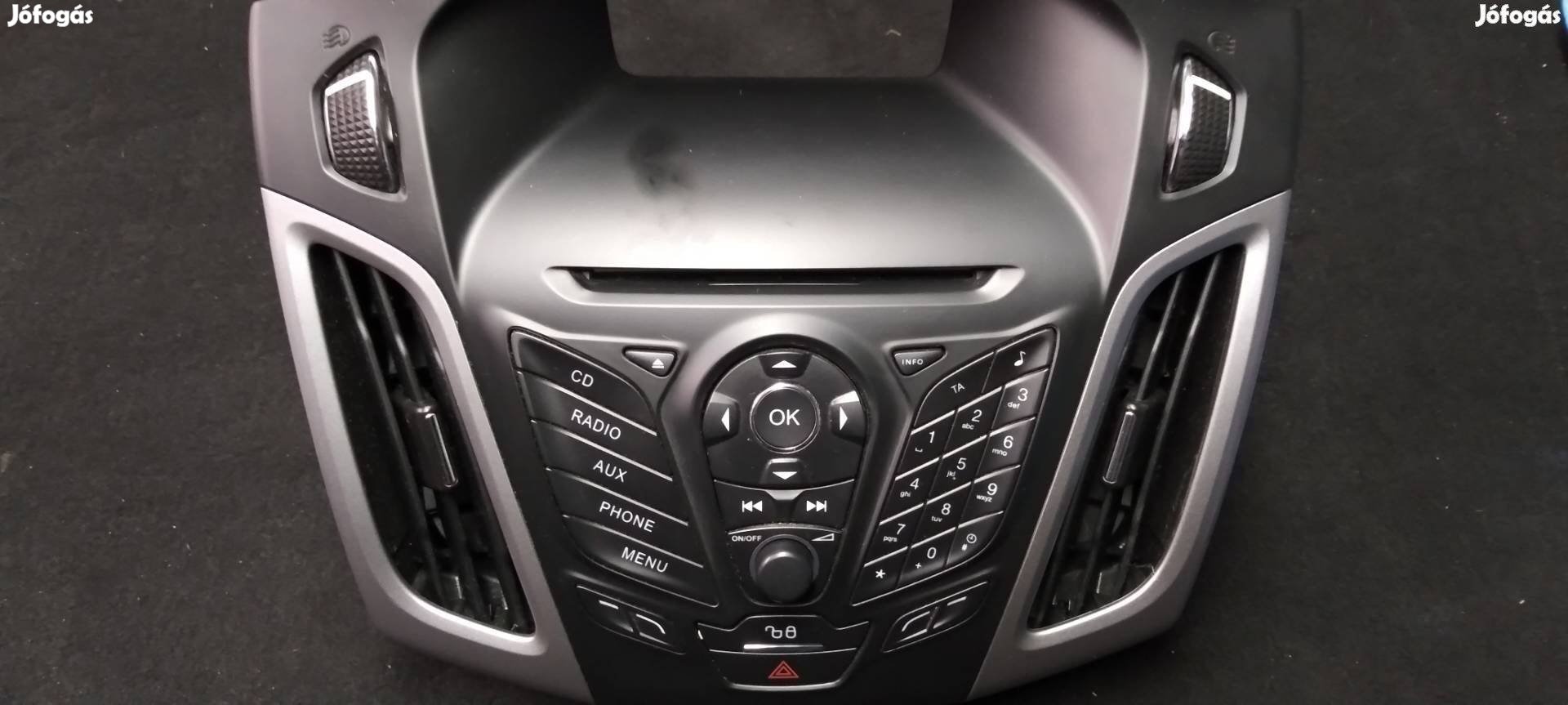 Gyári Ford focus mk3 rádió vezérlő gomb panel keret szellőző