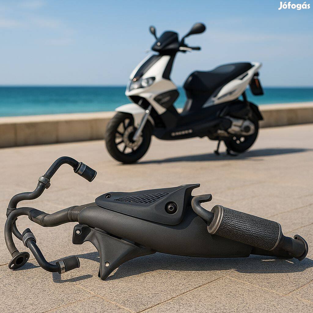 Gyári Gilera 50 köbcentis, 2 ütemű robogóhoz való kipufogódob