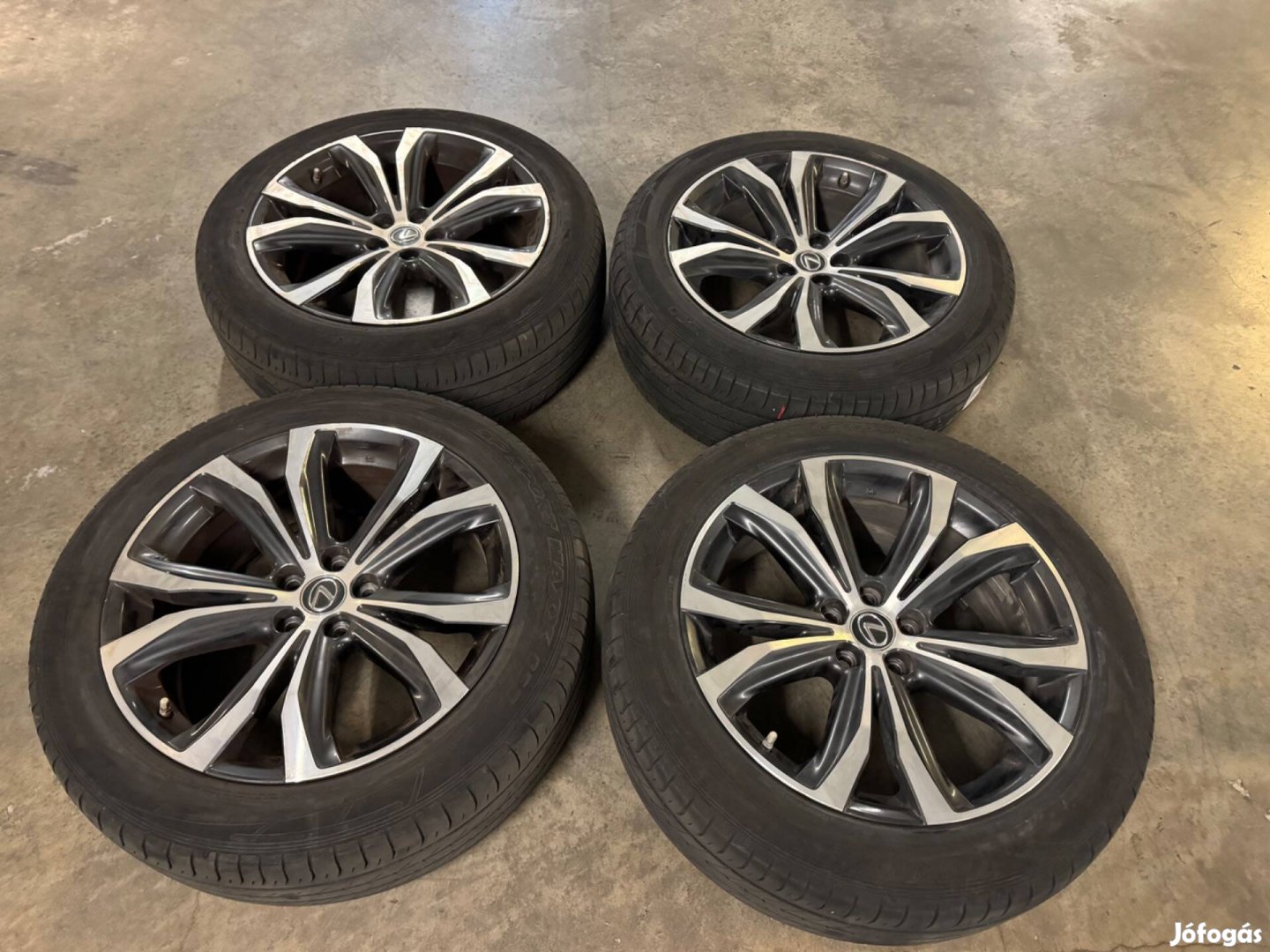 Gyári Lexus RX alufelni szett, Lexus alufelni, 235/55 R20, Toyota Rav4