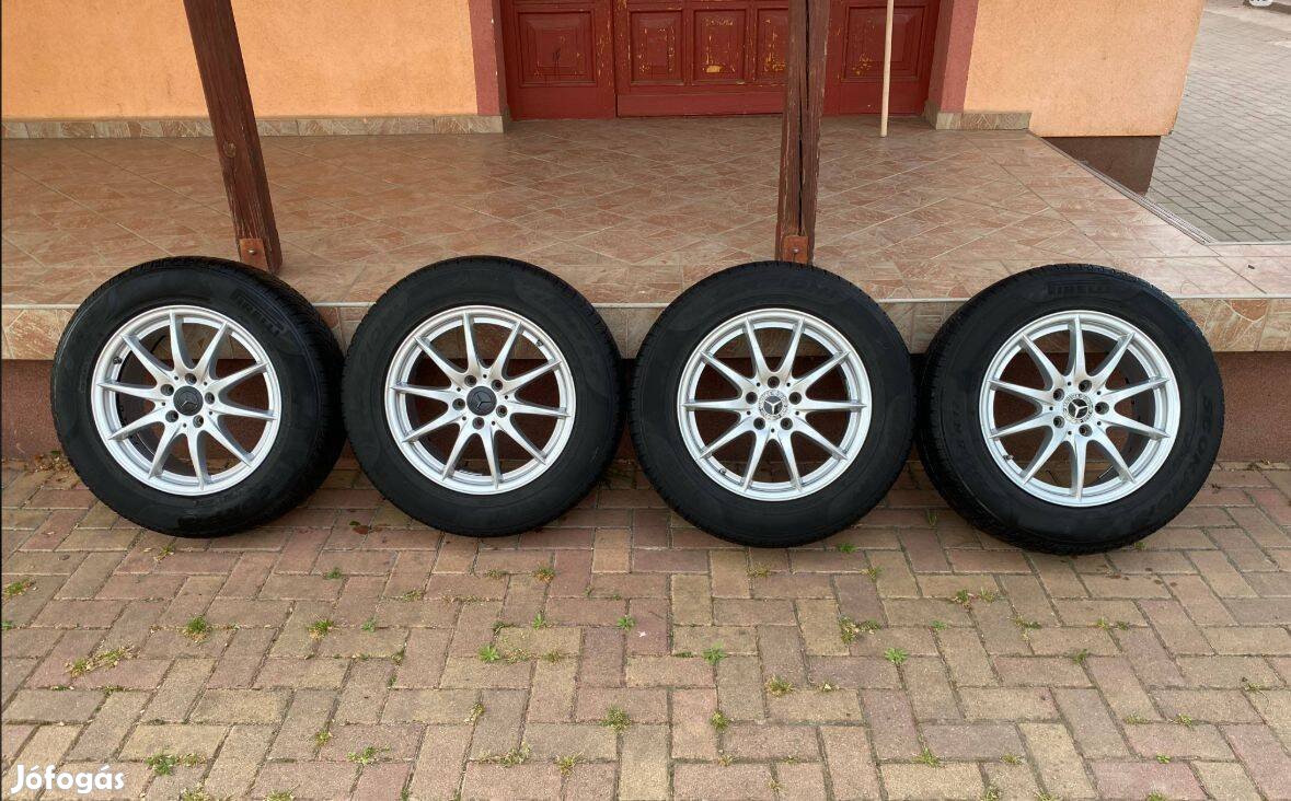 Gyári MB Gle W166 17" felnik, Pirelli téli gumikkal