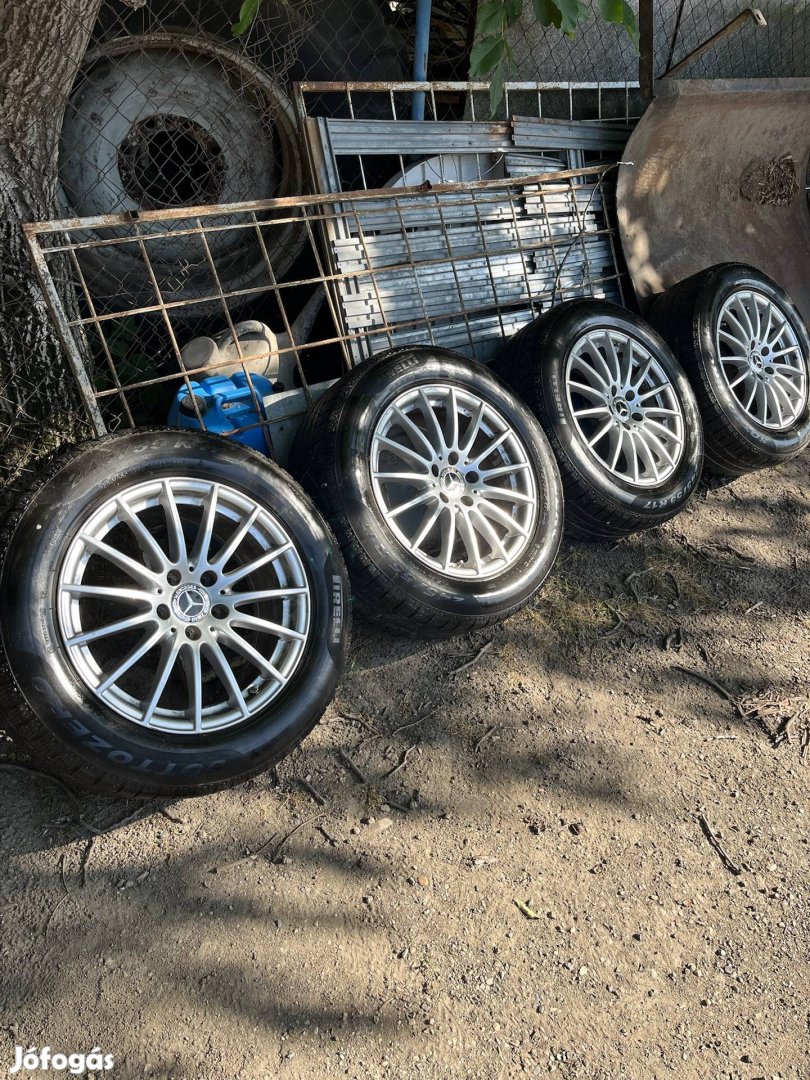 Gyári Mercedes 5x112 17col alufelniszett
