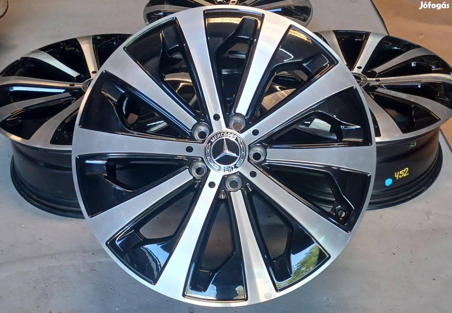 Gyári Mercedes W247 GLA GLB alufelnik 5x112 7,5x19 ET53 4db