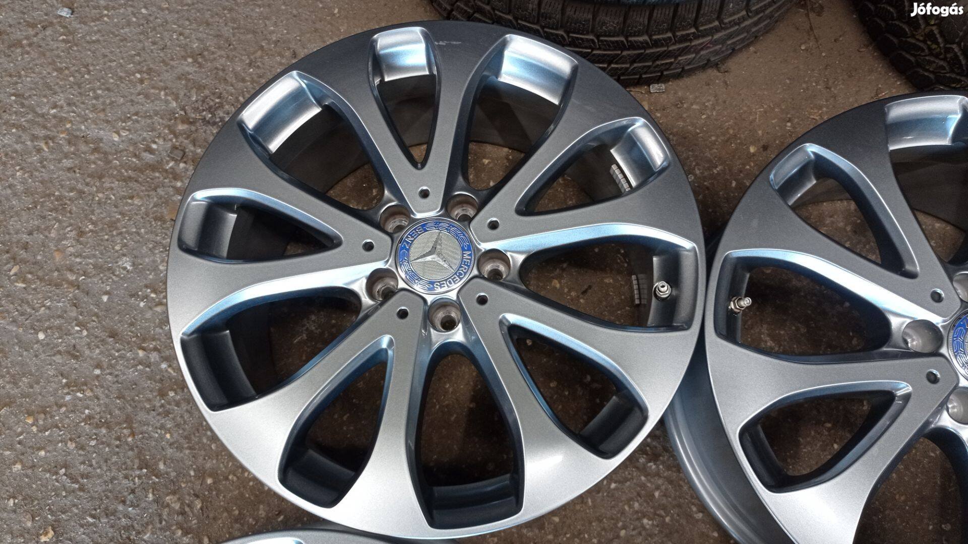 Gyári Mercedes szép állapotú 5x112 lyukosztású használt Antracit 18