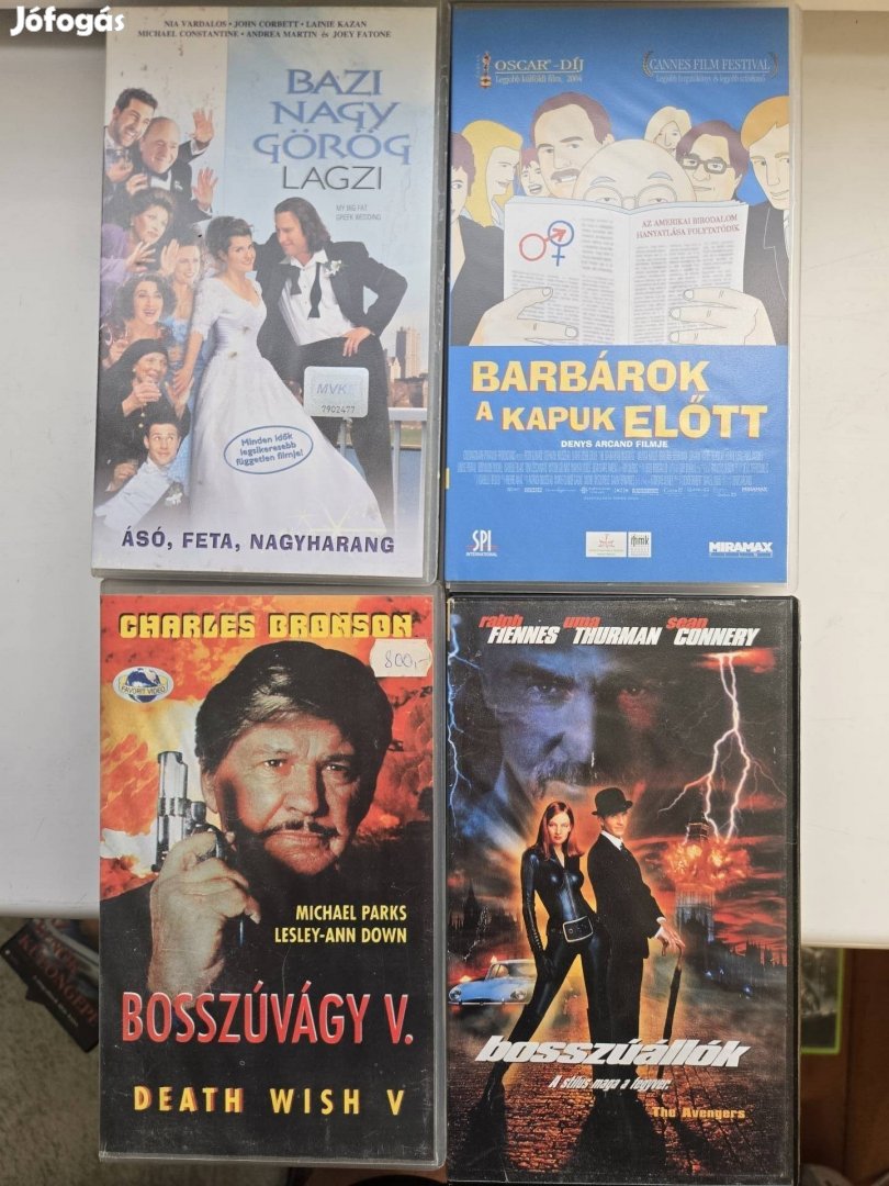 Gyári Müsoros VHS Video Kazetták 