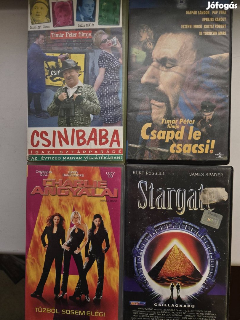 Gyári Müsoros VHS Video Kazetták 