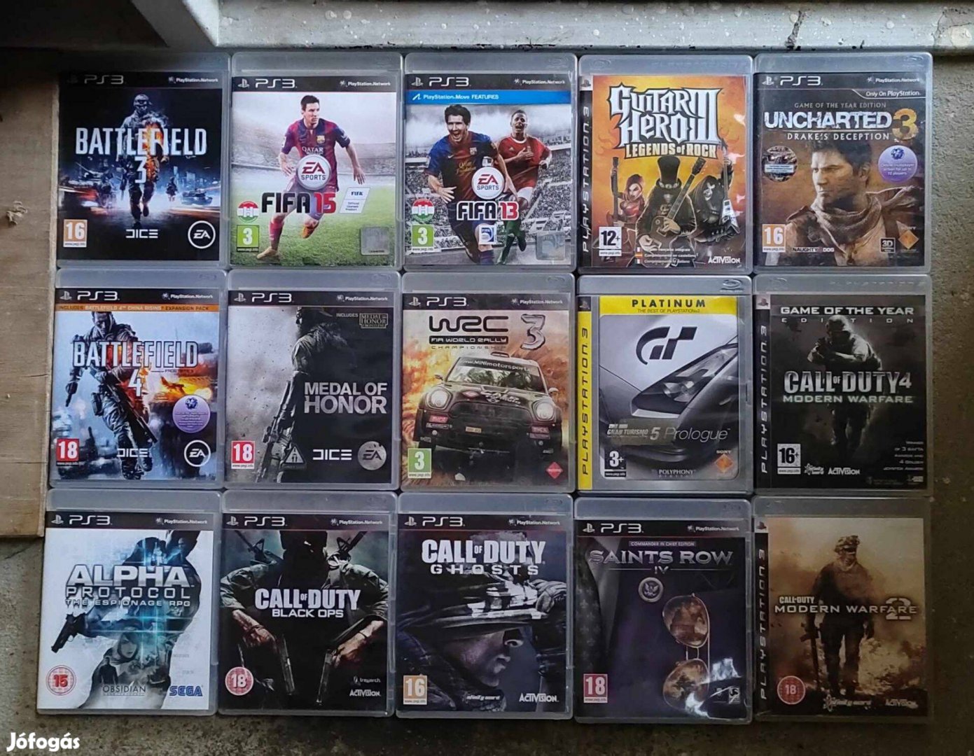 Gyári Playstation 3 Lemezek - tesztelt - szép állapot -