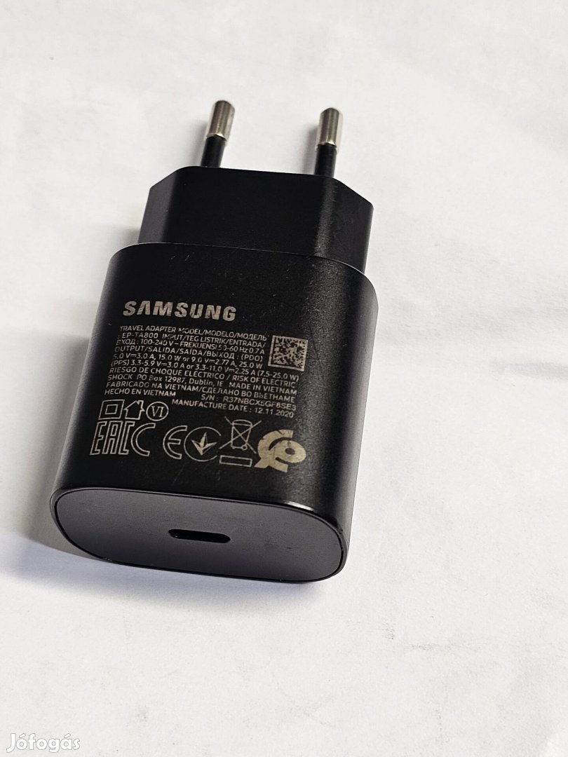 Gyári Samsung usb-c 25W töltő adapter