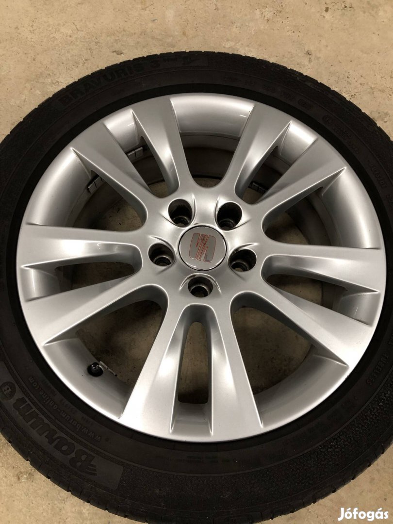 Gyári Seat 5x112 17" alufelni felni nyarigumikkal Vw Skoda Audi